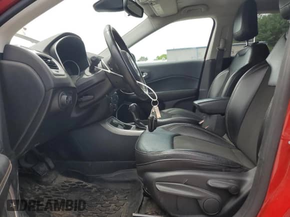 2021 Jeep Compass Latitude with VIN 3C4NJDBB0MT543799, listed as a Copart auction lot 64437985 with 46,999 mi miles and Salvage title. Bid and sale history available at DreamBid. Image 7.