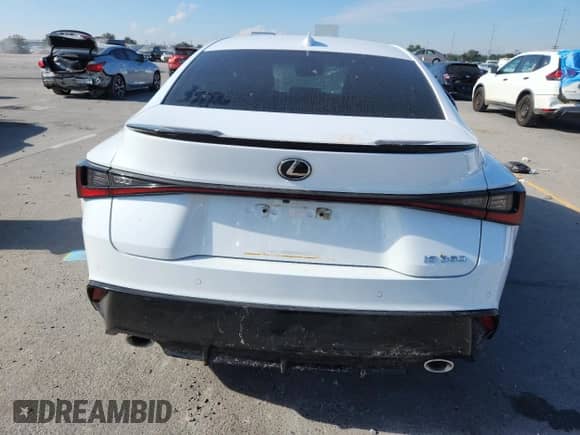 2022 Lexus IS 350 F Sport с VIN JTHGZ1B28N5056849, выставлен на аукционе Copart как лот 86895405 с пробегом Не указан миль и Списание • Salvage title. История ставок и продаж доступна на DreamBid. Изображение 6.