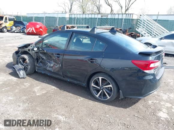 2021 Subaru Impreza Special Sports with VIN 4S3GKAL66M3606583, listed as a IAAI auction lot 41955456 with 61,744 mi miles and . Bid and sale history available at DreamBid. Image 3.