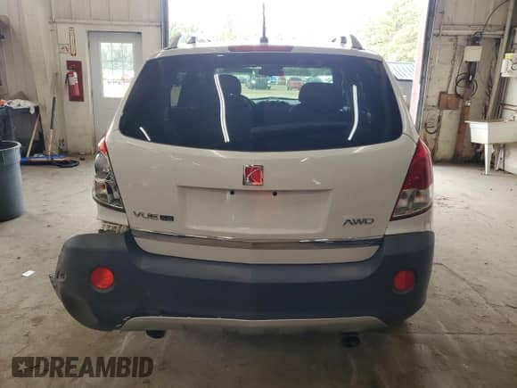2008 Saturn VUE XE with VIN 3GSDL43NX8S724424, listed as a Copart auction lot 71809705 with 125,685 mi miles and Salvage title. Bid and sale history available at DreamBid. Image 6.