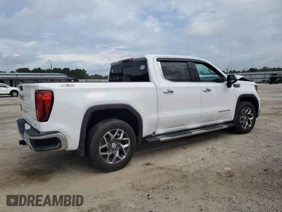 2024 GMC Sierra 1500 SLT with VIN 3GTUUDED2RG236103, listed as a Copart auction lot 67716725 with 29,925 mi miles and Salvage title. Bid and sale history available at DreamBid. Image 3.