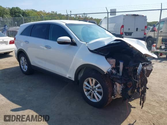 2019 Kia Sorento S with VIN 5XYPGDA5XKG446519, listed as a IAAI auction lot 43279322 with 116,678 mi miles and . Bid and sale history available at DreamBid. Image 1.