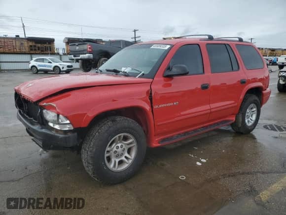 2001 Dodge Durango with VIN 1B4HS28N41F514423, listed as a Copart auction lot 45589335 with 52,124 mi miles and Salvage title. Bid and sale history available at DreamBid. Image 1.