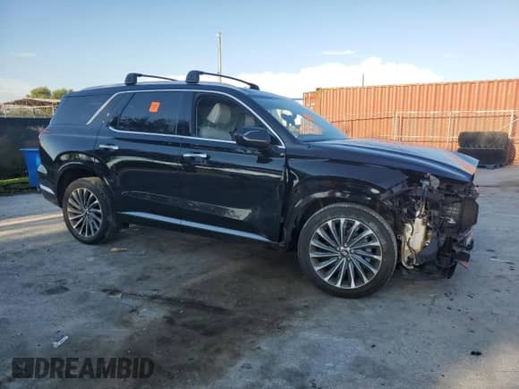 2023 Hyundai Palisade Calligraphy с VIN KM8R74GE8PU499172, выставлен на аукционе Copart как лот 71889724 с пробегом 41 369 миль миль и На запчасти • Non repairable. История ставок и продаж доступна на DreamBid. Изображение 4.