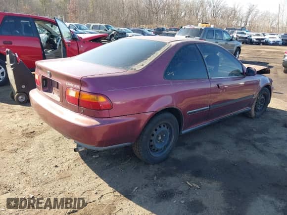 1994 Honda Civic with VIN 2HGEJ1232RH525345, listed as a IAAI auction lot 41646722 with 186,326 mi miles and . Bid and sale history available at DreamBid. Image 4.