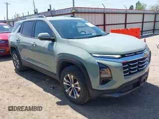 2025 Chevrolet Equinox FWD LT с VIN 3GNAXHEG8SL166901, выставлен на аукционе IAAI как лот 41879511 с пробегом 10 119 миль миль и . История ставок и продаж доступна на DreamBid. Изображение 1.