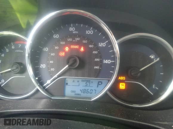 2016 Toyota Corolla L with VIN 2T1BURHE2GC513607, listed as a IAAI auction lot 36282445 with 48,607 mi miles and . Bid and sale history available at DreamBid. Image 7.