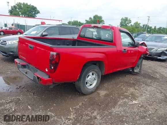 2006 Chevrolet Colorado Work Truck with VIN 1GCCS148568156963, listed as a IAAI auction lot 42509031 with 83,887 mi miles and . Bid and sale history available at DreamBid. Image 4.
