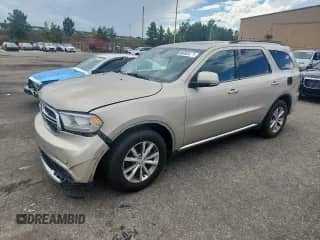 2014 Dodge Durango Limited with VIN 1C4RDHDG8EC449837, listed as a Copart auction lot 84462095 with 282,509 mi miles and Clean title. Bid and sale history available at DreamBid. Image 1.