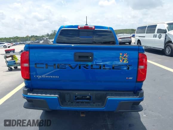2021 Chevrolet Colorado 2WD LT with VIN 1GCGSCEN9M1245605, listed as a IAAI auction lot 42546439 with 53,922 mi miles and . Bid and sale history available at DreamBid. Image 16.