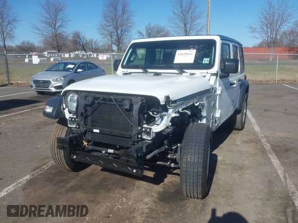 2023 Jeep Wrangler Sport S z VIN 1C4HJXDN4PW702277, wystawiony jako IAAI lot #41835864 z przebiegiem 27 768 mil mil oraz . Historia ofert i sprzedaży dostępna na DreamBid. Obrazek 6.