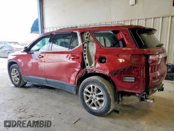 2018 Chevrolet Traverse LT Cloth с VIN 1GNERGKW9JJ222562, выставлен на аукционе Copart как лот 70952485 с пробегом 53 524 миль миль и Списание • Salvage title. История ставок и продаж доступна на DreamBid. Изображение 2.