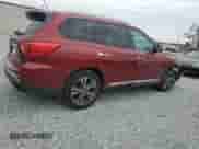 2018 Nissan Pathfinder Platinum with VIN 5N1DR2MM1JC663329, listed as a Copart auction lot 67458215 with Not provided miles and Non repairable. Bid and sale history available at DreamBid. Image 3.