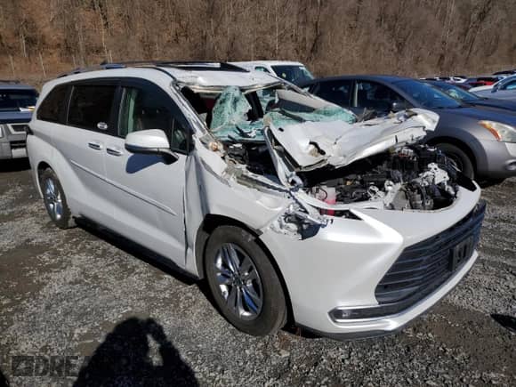 2023 Toyota Sienna Limited с VIN 5TDZSKFC6PS080376, выставлен на аукционе Copart как лот 49299375 с пробегом 105 881 миль миль и Списание • Salvage title. История ставок и продаж доступна на DreamBid. Изображение 4.