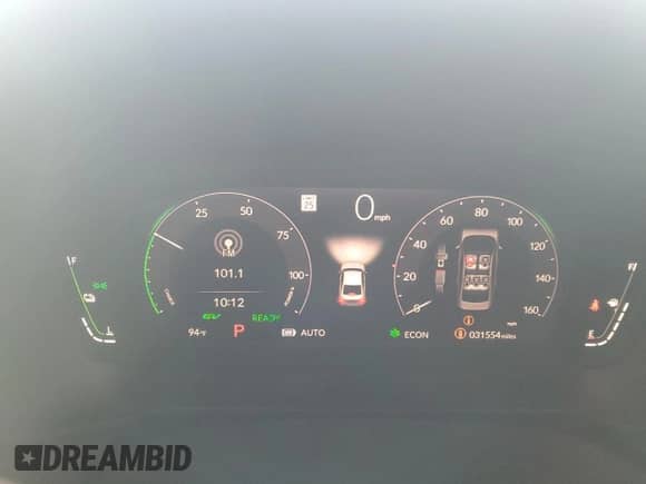 2023 Honda Accord EX-L with VIN 1HGCY2F67PA052096, listed as a Copart auction lot 71728455 with 31,554 mi miles and Salvage title. Bid and sale history available at DreamBid. Image 9.