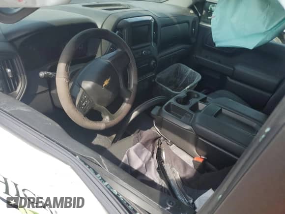 2023 Chevrolet Silverado 1500 Work Truck with VIN 1GCPDAEK3PZ217695, listed as a Copart auction lot 59963135 with Not provided miles and Salvage title. Bid and sale history available at DreamBid. Image 8.