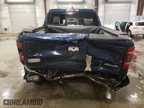 2020 Ram 1500 Longhorn with VIN 1C6SRFKM1LN361057, listed as a Copart auction lot 88070815 with 132,754 mi miles and Salvage title. Bid and sale history available at DreamBid. Image 6.