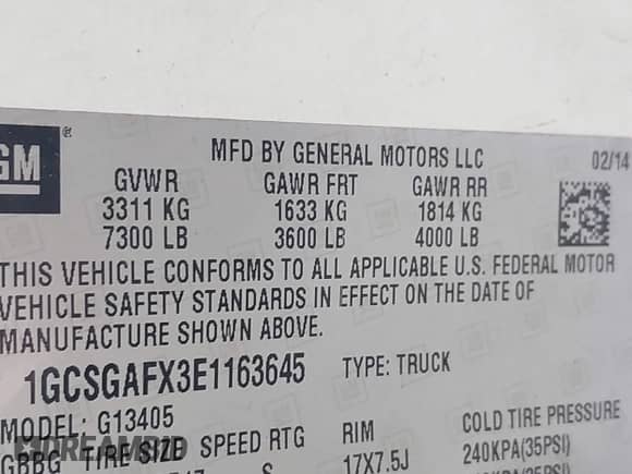 2014 Chevrolet Express Cargo with VIN 1GCSGAFX3E1163645, listed as a IAAI auction lot 42621079 with 251,814 mi miles and . Bid and sale history available at DreamBid. Image 9.