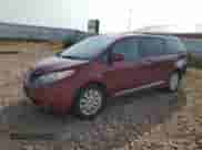 2013 Toyota Sienna XLE with VIN 5TDDK3DCXDS050232, listed as a Copart auction lot 71529785 with 106,735 mi miles and Salvage title. Bid and sale history available at DreamBid. Image 1.