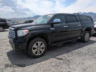 2015 Toyota Tundra Platinum с VIN 5TFAW5F19FX446681, выставлен на аукционе Copart как лот 61875405 с пробегом 146 353 миль миль и Списание • Salvage title. История ставок и продаж доступна на DreamBid. Изображение 1.