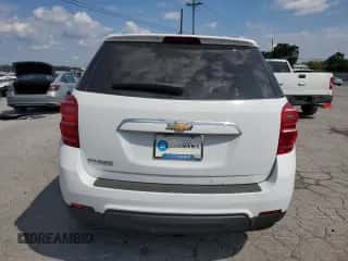 2017 Chevrolet Equinox LS with VIN 2GNALBEK8H1539961, listed as a Copart auction lot 70951585 with 50,025 mi miles and Salvage title. Bid and sale history available at DreamBid. Image 6.