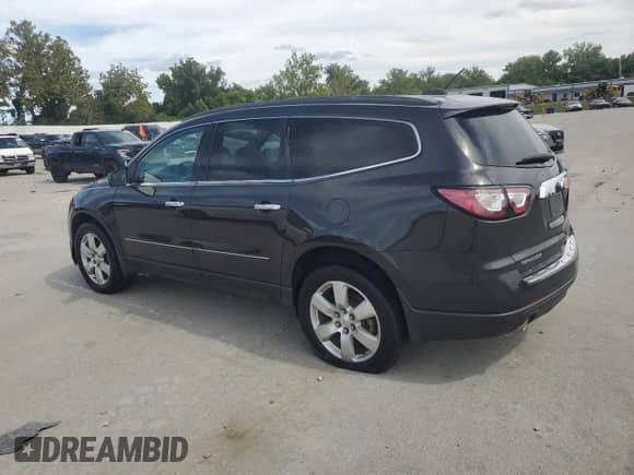 2017 Chevrolet Traverse Premier z VIN 1GNKRJKDXHJ151767, wystawiony jako Copart lot #70535695 z przebiegiem Nie podano mil oraz Czysty tytuł • Clean title. Historia ofert i sprzedaży dostępna na DreamBid. Obrazek 2.