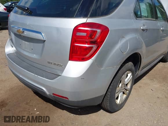2016 Chevrolet Equinox LS with VIN 2GNALBEK0G1132022, listed as a IAAI auction lot 43077919 with 90,063 mi miles and . Bid and sale history available at DreamBid. Image 6.