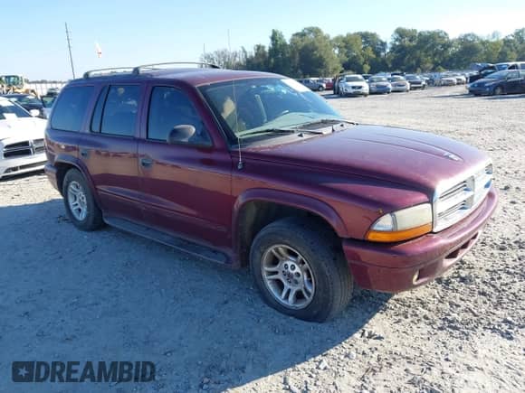 2002 Dodge Durango with VIN 1B8HR48NX2F117919, listed as a IAAI auction lot 43440917 with 193,051 mi miles and . Bid and sale history available at DreamBid. Image 1.