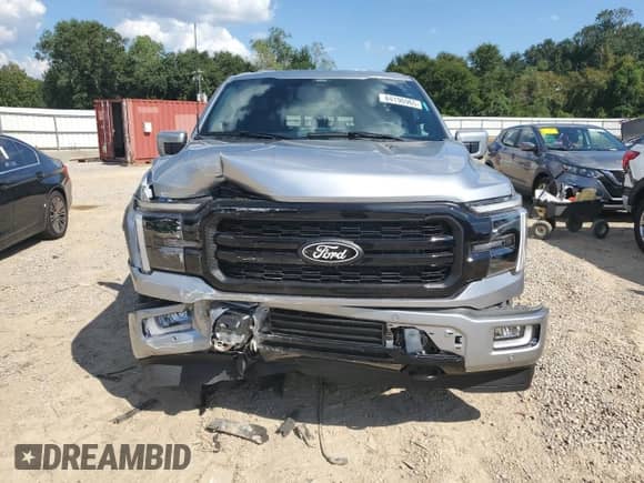 2024 Ford F-150 Lariat with VIN 1FTFW5L52RFC07819, listed as a Copart auction lot 84196965 with 11,287 mi miles and Salvage title. Bid and sale history available at DreamBid. Image 5.