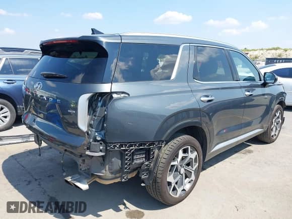 2022 Hyundai Palisade Calligraphy z VIN KM8R7DHE2NU465398, wystawiony jako IAAI lot #43267389 z przebiegiem 64 929 mil mil oraz . Historia ofert i sprzedaży dostępna na DreamBid. Obrazek 4.