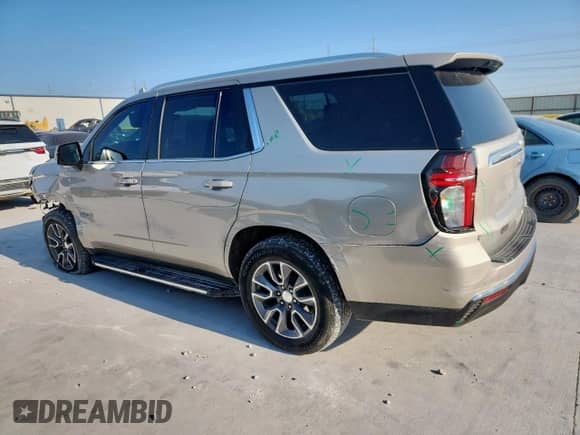 2023 Chevrolet Tahoe LT z VIN 1GNSCNKD2PR281647, wystawiony jako Copart lot #67909195 z przebiegiem 73 186 mil mil oraz Szkoda całkowita • Salvage title. Historia ofert i sprzedaży dostępna na DreamBid. Obrazek 2.