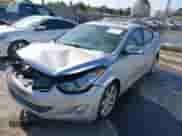 2013 Hyundai Elantra GLS with VIN 5NPDH4AE0DH411676, listed as a IAAI auction lot 42966995 with 59,074 mi miles and . Bid and sale history available at DreamBid. Image 2.