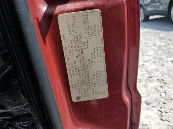 1992 Chevrolet S-10 с VIN 1GCCS14Z7N8162951, выставлен на аукционе Copart как лот 67977655 с пробегом 231 103 миль миль и Списание • Salvage title. История ставок и продаж доступна на DreamBid. Изображение 12.