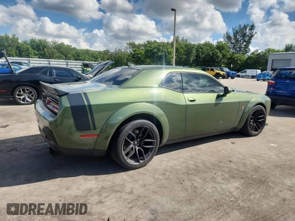 2020 Dodge Challenger R/T Scat Pack с VIN 2C3CDZFJ9LH106182, выставлен на аукционе Copart как лот 80397075 с пробегом 52 329 миль миль и На запчасти • Non repairable. История ставок и продаж доступна на DreamBid. Изображение 3.