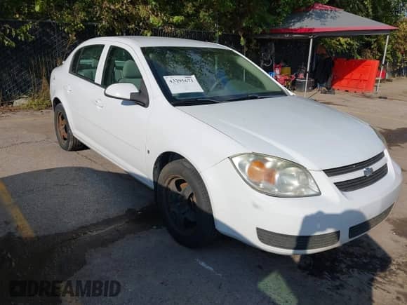 2007 Chevrolet Cobalt LT with VIN 1G1AL55F577149682, listed as a IAAI auction lot 43295671 with 320,646 mi miles and . Bid and sale history available at DreamBid. Image 1.