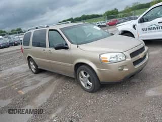 2006 Chevrolet Uplander 3LT with VIN 1GNDV33LX6D207482, listed as a IAAI auction lot 42742201 with 193,249 mi miles and . Bid and sale history available at DreamBid. Image 1.