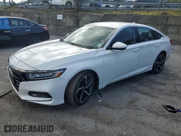 2020 Honda Accord Sport with VIN 1HGCV1F35LA034540, listed as a Copart auction lot 81349005 with 49,174 mi miles and Salvage title. Bid and sale history available at DreamBid. Image 1.