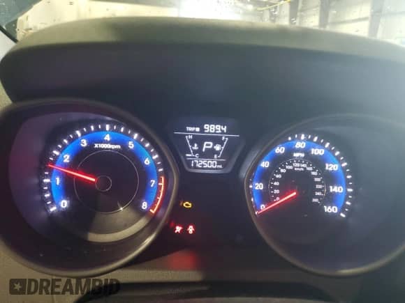 2014 Hyundai Elantra with VIN KMHDH6AH4EU027912, listed as a Copart auction lot 64822365 with 172,500 mi miles and Clean title. Bid and sale history available at DreamBid. Image 9.