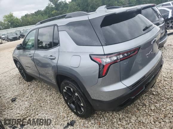2025 Chevrolet Equinox AWD RS с VIN 3GNAXTEG3SL250384, выставлен на аукционе Copart как лот 69202305 с пробегом 5 709 миль миль и На запчасти • Non repairable. История ставок и продаж доступна на DreamBid. Изображение 2.