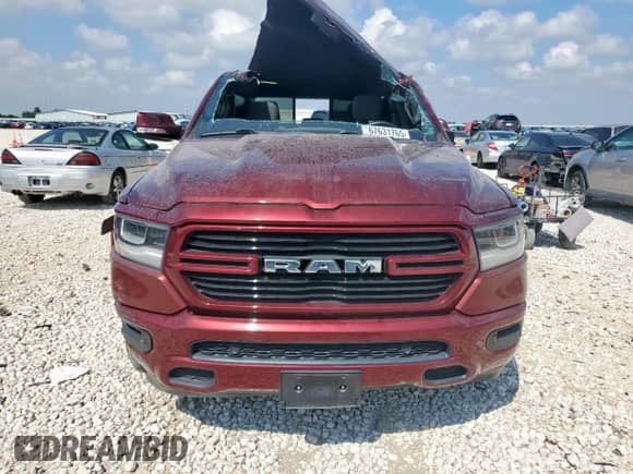 2019 Ram 1500 Big Horn z VIN 1C6RREFT5KN523166, wystawiony jako Copart lot #67631765 z przebiegiem 24 455 mil mil oraz Szkoda całkowita • Salvage title. Historia ofert i sprzedaży dostępna na DreamBid. Obrazek 5.