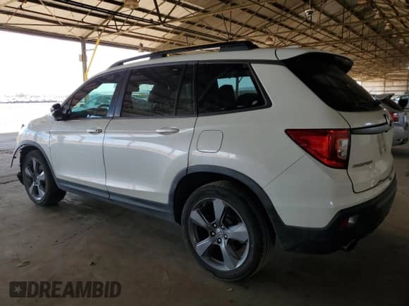 2019 Honda Passport Touring with VIN 5FNYF7H98KB003861, listed as a Copart auction lot 53900895 with 126,096 mi miles and Salvage title. Bid and sale history available at DreamBid. Image 2.
