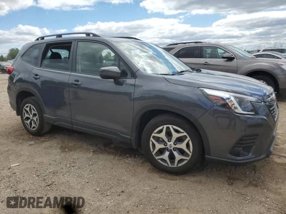 2023 Subaru Forester Premium z VIN JF2SKAEC0PH547164, wystawiony jako Copart lot #70057395 z przebiegiem 22 089 mil mil oraz Szkoda całkowita • Salvage title. Historia ofert i sprzedaży dostępna na DreamBid. Obrazek 4.