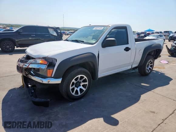 2012 Chevrolet Colorado Work Truck with VIN 1GCCSBF99C8116795, listed as a Copart auction lot 80291455 with 168,496 mi miles and Salvage title. Bid and sale history available at DreamBid. Image 1.