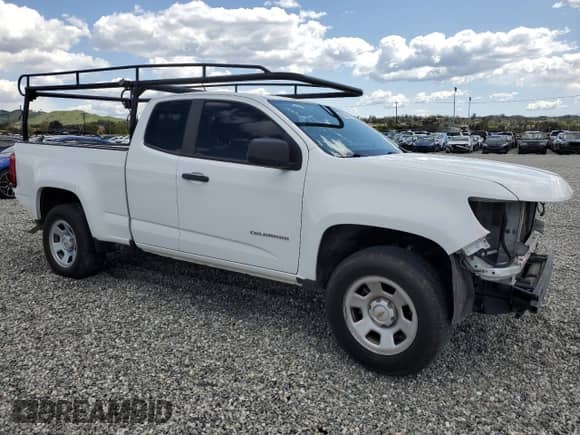 2021 Chevrolet Colorado 2WD Work Truck with VIN 1GCHSBEN4M1204720, listed as a Copart auction lot 46261415 with 124,172 mi miles and Salvage title. Bid and sale history available at DreamBid. Image 4.