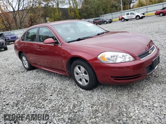 2009 Chevrolet Impala LT z VIN 2G1WT57N291308104, wystawiony jako Copart lot #87437795 z przebiegiem 75 042 mil mil oraz Czysty tytuł • Clean title. Historia ofert i sprzedaży dostępna na DreamBid. Obrazek 4.