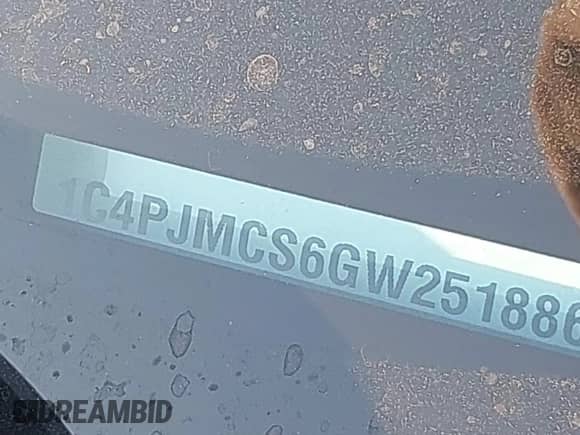 2016 Jeep Cherokee Latitude с VIN 1C4PJMCS6GW251886, выставлен на аукционе IAAI как лот 43208251 с пробегом 108 670 миль миль и . История ставок и продаж доступна на DreamBid. Изображение 9.