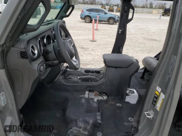 2023 Jeep Wrangler Sahara with VIN 1C4HJXEG4PW571254, listed as a Copart auction lot 86759364 with Not provided miles and Salvage title. Bid and sale history available at DreamBid. Image 7.