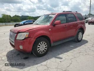 2009 Mercury Mariner Premier with VIN 4M2CU87779KJ08615, listed as a Copart auction lot 55282155 with 168,268 mi miles and Clean title. Bid and sale history available at DreamBid. Image 1.
