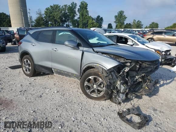 2023 Chevrolet Blazer LT with VIN 3GNKBCR49PS224842, listed as a Copart auction lot 68462215 with 23,452 mi miles and Non repairable. Bid and sale history available at DreamBid. Image 4.