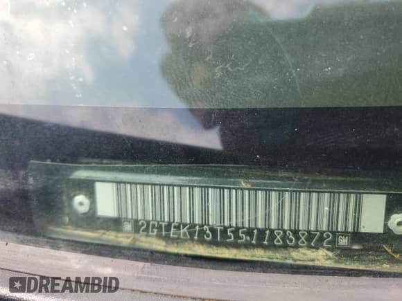 2005 GMC Sierra 1500 SLE z VIN 2GTEK13T551183872, wystawiony jako Copart lot #62696625 z przebiegiem 318 449 mil mil oraz Szkoda całkowita • Salvage title. Historia ofert i sprzedaży dostępna na DreamBid. Obrazek 13.